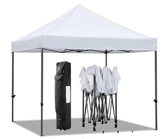 Tente pliante imperméable blanche 3x3m