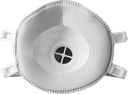 Demi masque anti poussière FFP3V avec soupape (Boite de 5)