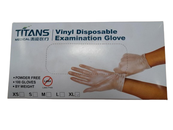 Gant jetable Vinyl (Boite de 100 gants)
