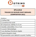 Trousse de secours Saint Bernard BY CN (Composition 2021)