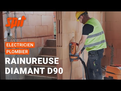 Rainureuse filaire D90 + 2 disques XTREM Béton D.150mm