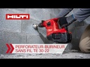 Perforateur sans fil TE 30-22 Nuron - 3,8J - Diam. 5-28mm