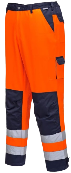 Pantalon de travail HV TX51 - orange/marine