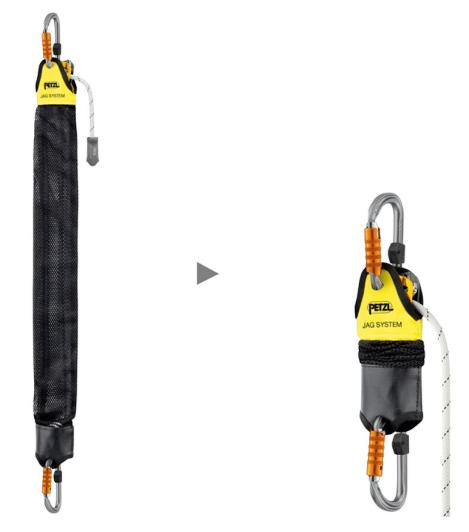 Kit de secours réversible avec kit de mouflage JAG SYSTEM et descendeur I’D EVAC