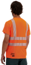 Tee-shirt technique ultra respirant HV COOLTECH manches courtes - orange