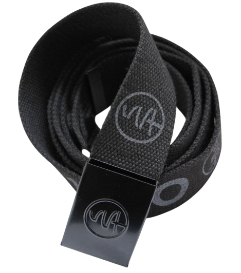 Ceinture professionnelle noire recoupable PADDOCK LMA boucle à clapet en métal