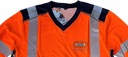 Tee-shirt HV polyester coton BY TP RF manches longues Jakarta