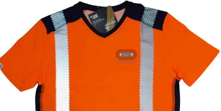 Tee-shirt HV polyester coton BY TP RF manches courtes Jakarta