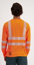 Tee-shirt technique ultra respirant HV COOLTECH manches longues - orange
