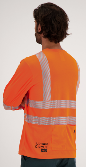 Tee-shirt technique ultra respirant HV COOLTECH manches longues - orange