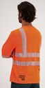 Tee-shirt technique ultra respirant HV COOLTECH manches longues - orange