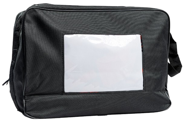 Sac bandoulière toile 430x310x150mm fermeture ZIP