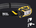 Lampe frontale ARIA 2R noire/jaune