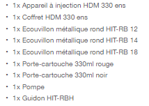 KIT HDM 330 + HIT-CB/CR 330 COF  