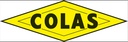 Gilet fluo hv jaune COLAS spécial nuit ** ANCIEN LOGO **