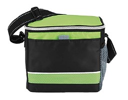 Sac isotherme Levi sport nylon noir/vert