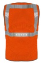 Gilet fluo led Safari batterie et câble inclus