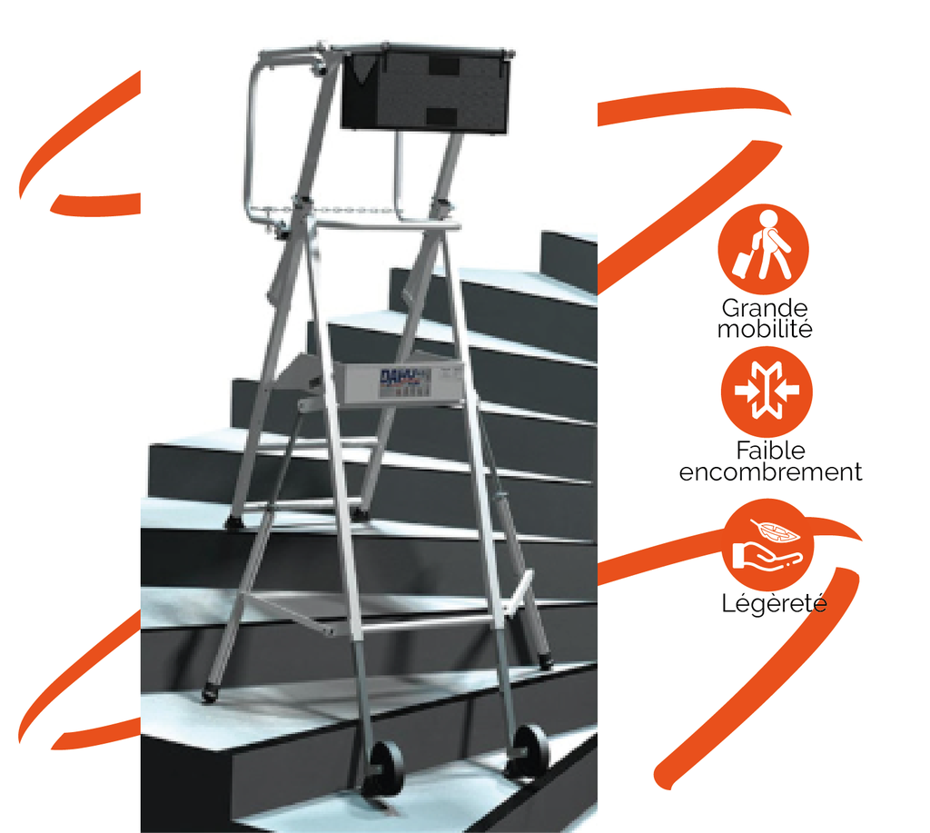 PIRL Dahu 4/5 marches pour escaliers hélicoïdaux 