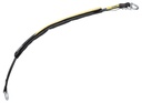 Protection souple noir/jaune pour corde fixe
