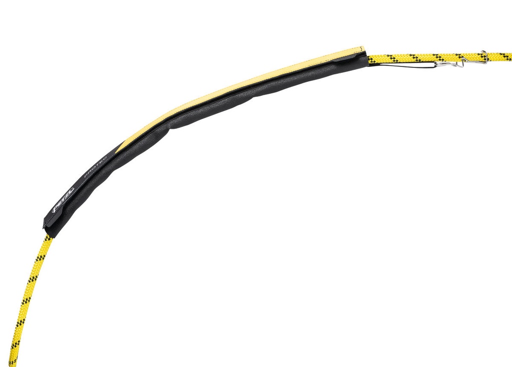 Protection souple noir/jaune pour corde fixe