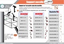 Bras 0 Gravité avec support T pour nacelle MANITOU