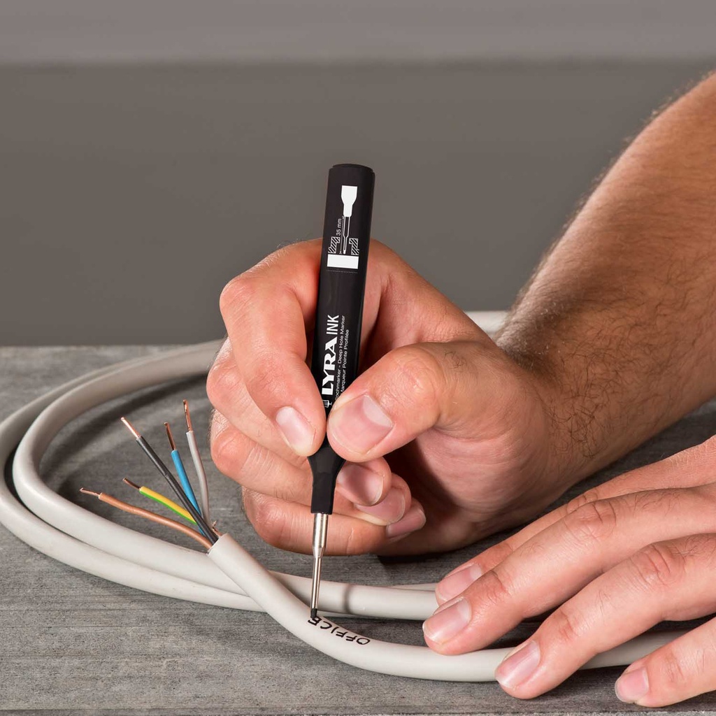 Marqueur permanent Lyra Ink pour trous profond