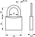 Cadenas de 35 qualité ordinaire
