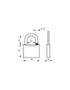 Cadenas MACH3 s'entrouvrant 60mm