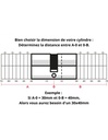 Cylindre de 30x30 varie Europe laiton