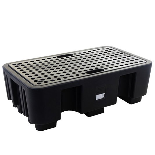 Bac de rétention polyéthylène 2 futs