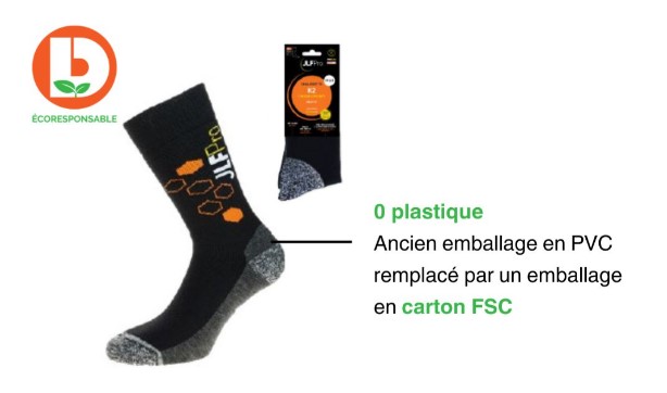 Chaussette bouclette de laine spéciale botte - Chaleur haute