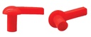 Bouchon pour piquet porte lanterne Ø14mm - Rouge (carton de 250 pièces)