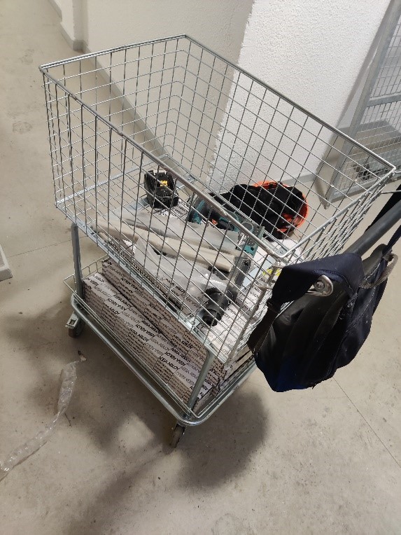 Chariot de manutention pour la réha