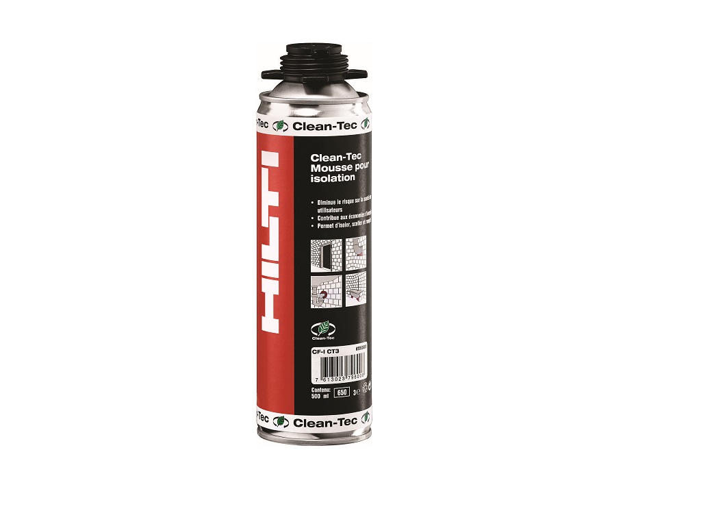 Mousse polyuréthane non coupe-feu CF-I CT3 plus pistolet CF DS-1 - 2066011 (Vendu en carton de 24)