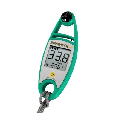 Anemometer with thermometer function