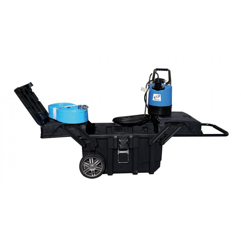 Rolling trunk kit including 20 ml of DN50 pipe and hose clamp