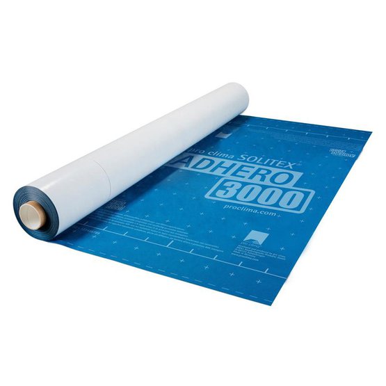 SOLITEX ADHERO 3000 Ecran adhésif moyen d’étanchéité à l’air, perméable à la vapeur d'eau et de protection aux intempéries 1,50mx50m