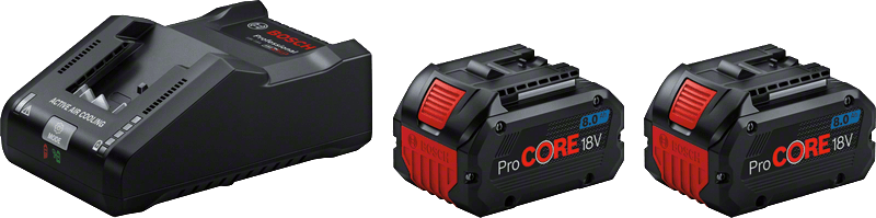 Starter set with 2 Procore 18V 8Ah batteries + GAL 18V-160 AMPShare charger