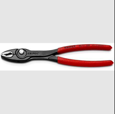 Pince multiprise frontale et latérale Twingrip 200mm - 5 positions de réglage par bouton pression - Capacité 4 à 22mm