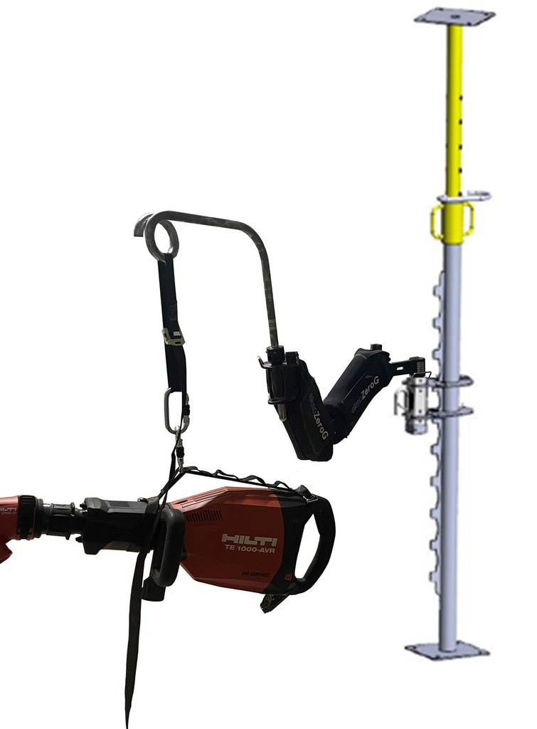 Zero gravity arm with prop support