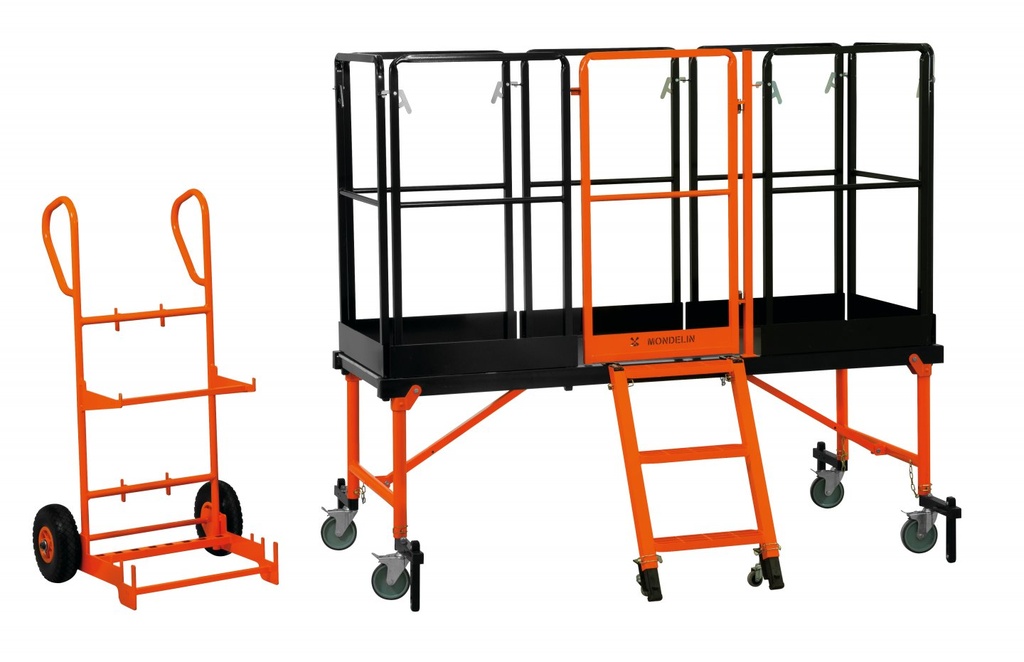 Modul'Air platform with transport trolley