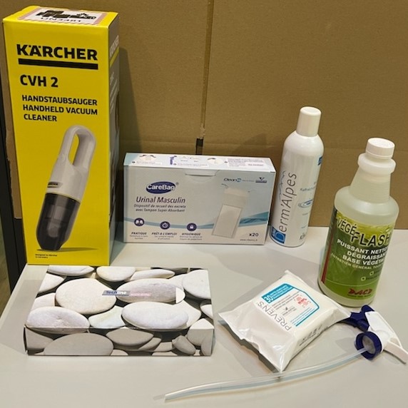 New crane bag kit with Karcher vacuum cleaner