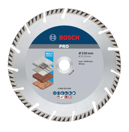 Disque Diamant Multi matériaux PRO 230x22.23x10mm