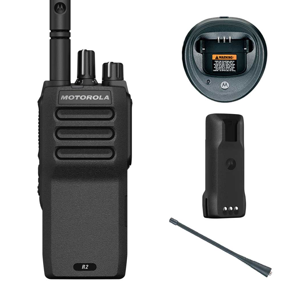 Poste E/R - R2 - numérique VHF avec chargeur + batterie Li-Ion (Vendu à l'unité)