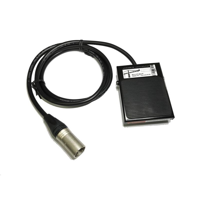 PTT foot control pedal for E/R stations (remote microphone required)