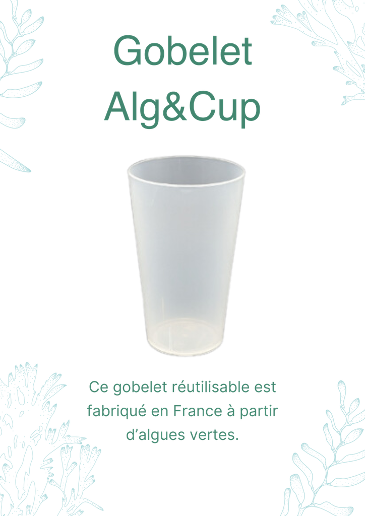 Gobelet réutilisable ALG&CUP 33cL