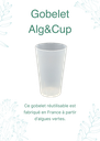 Gobelet réutilisable ALG&CUP 33cL