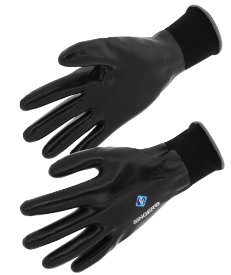 Gant tout enduit nitrile noir