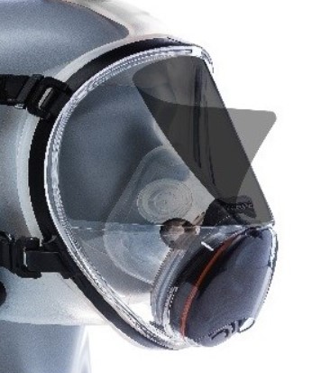 CleanSpace Anti-Scratch Peelable Clear Film for Full Face Mask Visor (10 Pack)