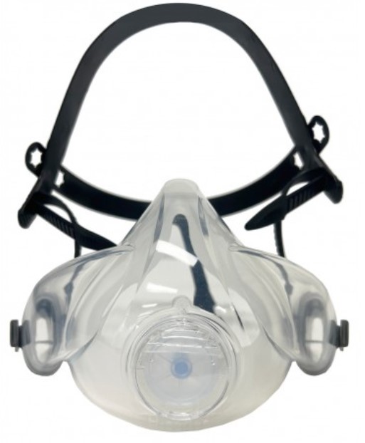 Demi masque CleanSpace PRO et ULTRA avec Harnais - 147gr (harnais de tête inclus)
